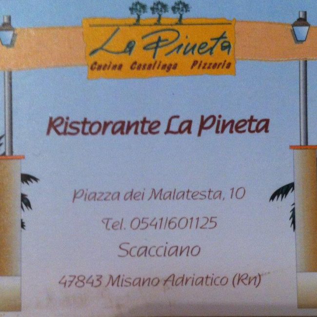 Ristorante La Pineta